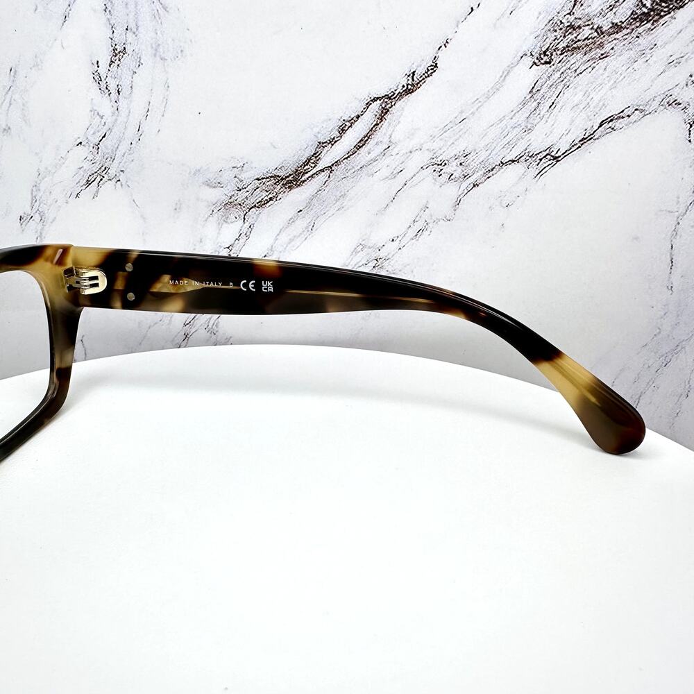 New CHANEL Eyeglasses Brown Gold Chain CC Rectangle 52mm Rx-able - Picture 6 of 16